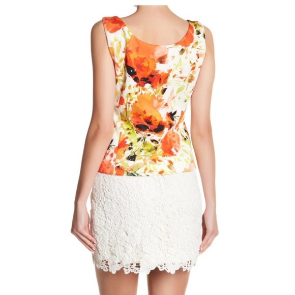 Kasper Floral Printed Sleeveless Top NWT - Picture 5 of 7